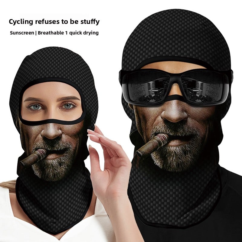 Sun protection cycling mask
