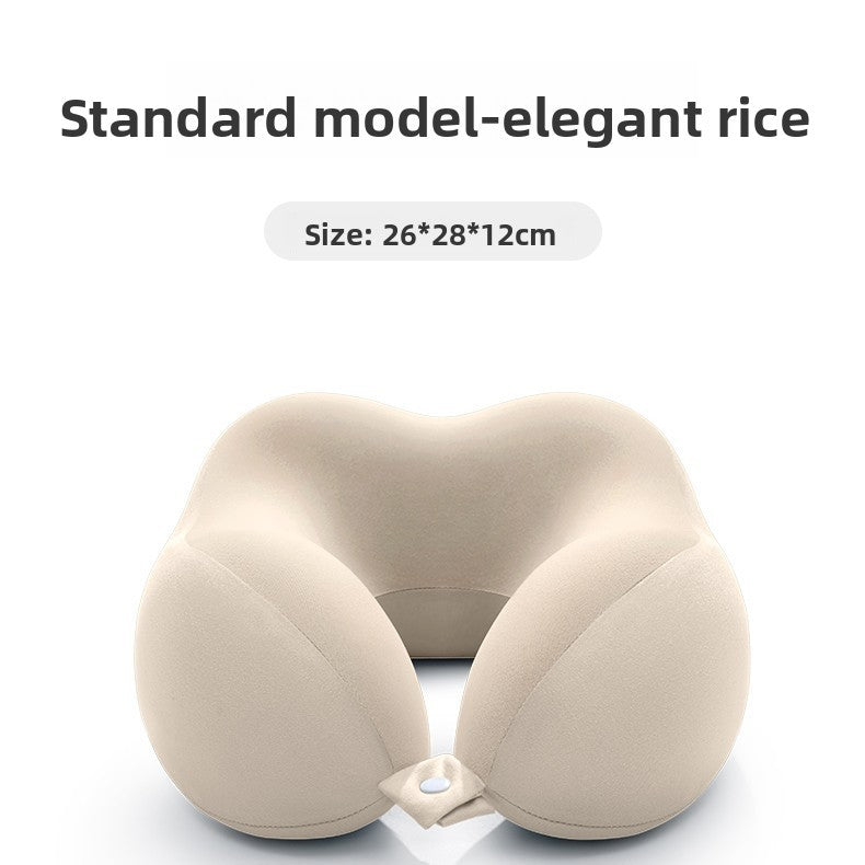 U-shaped travel neck support pillow