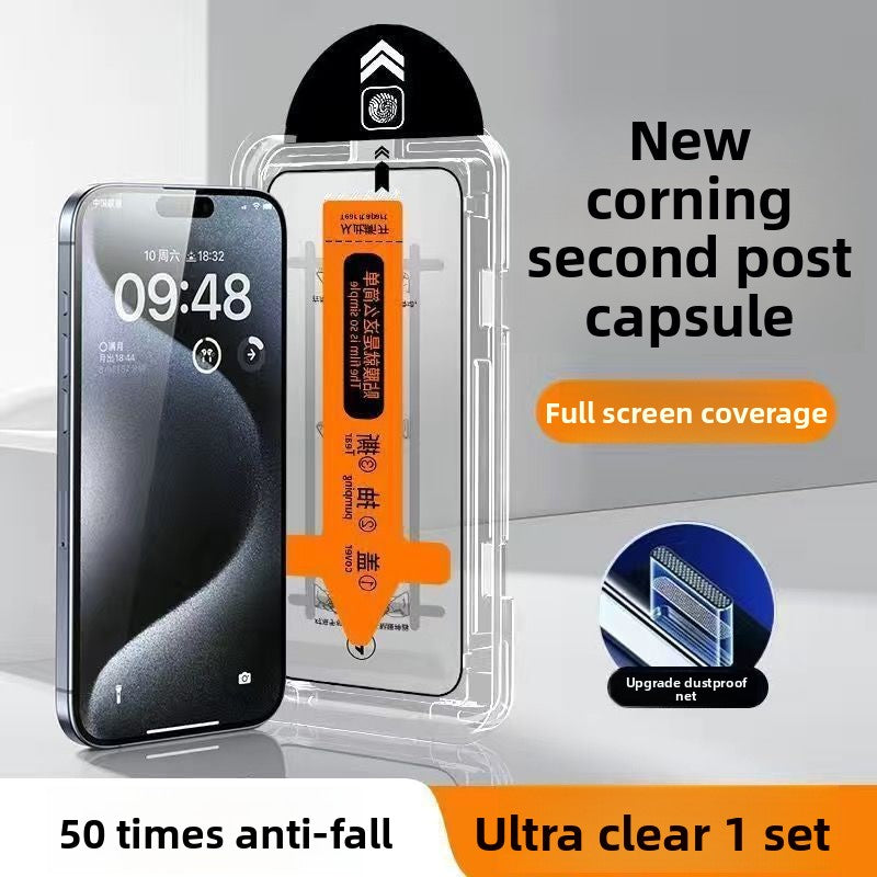 Dust-free tempered film