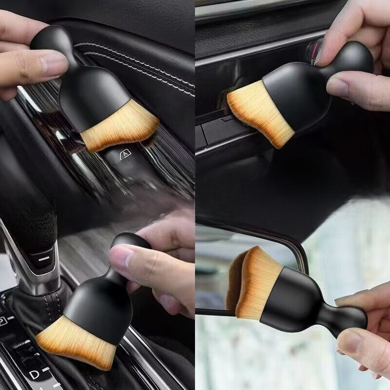 Car Interior Cleaning Brush with Soft Bristles