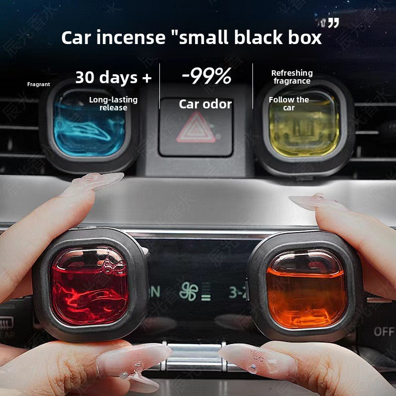 Car aromatherapy car air outlet clip breathable film car odor lasting fragrance perfume car high-end