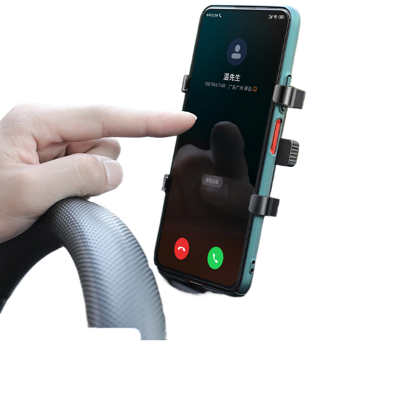 Automobile rotating phone holder