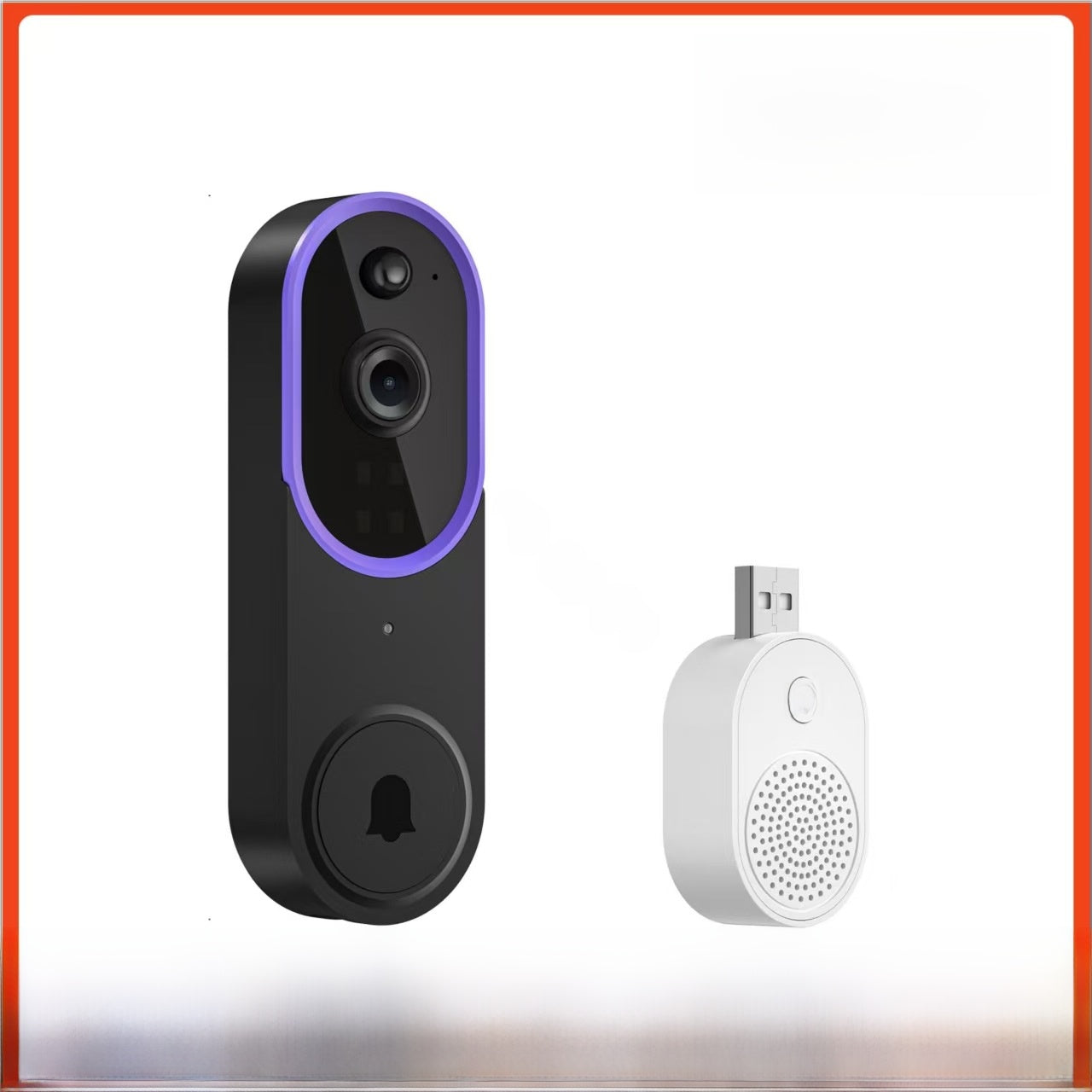 Smart Video Doorbell with Wireless Intercom