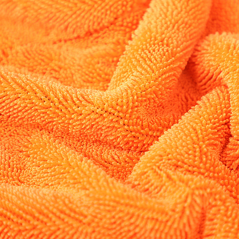 Car washing dual-color double-layer cleaning cloth