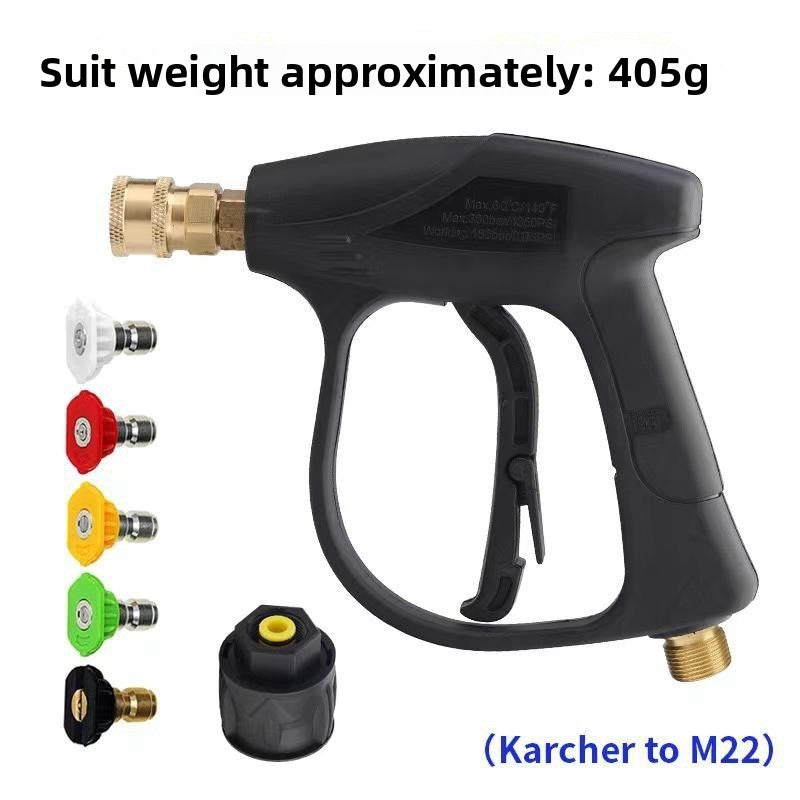 Car washing water gun for household use