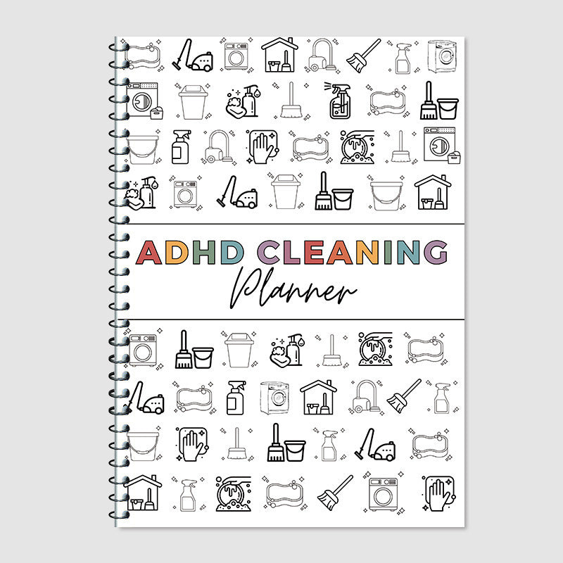 Annual Household Cleaning Checklist Notebook