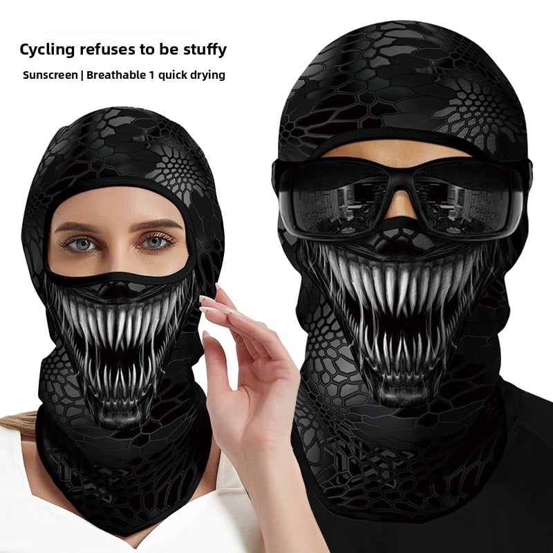 Sun protection cycling mask