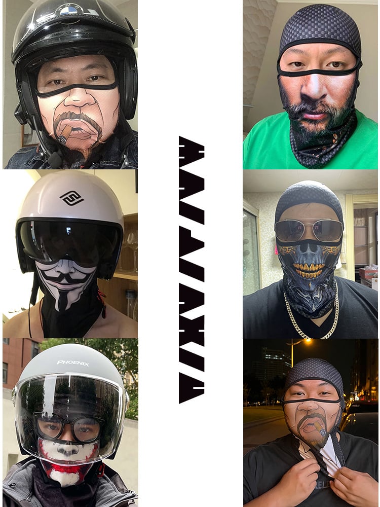 Sun protection cycling mask