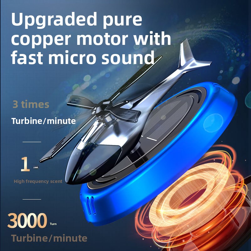 Solar Car Aromatherapy with Refillable Fragrance