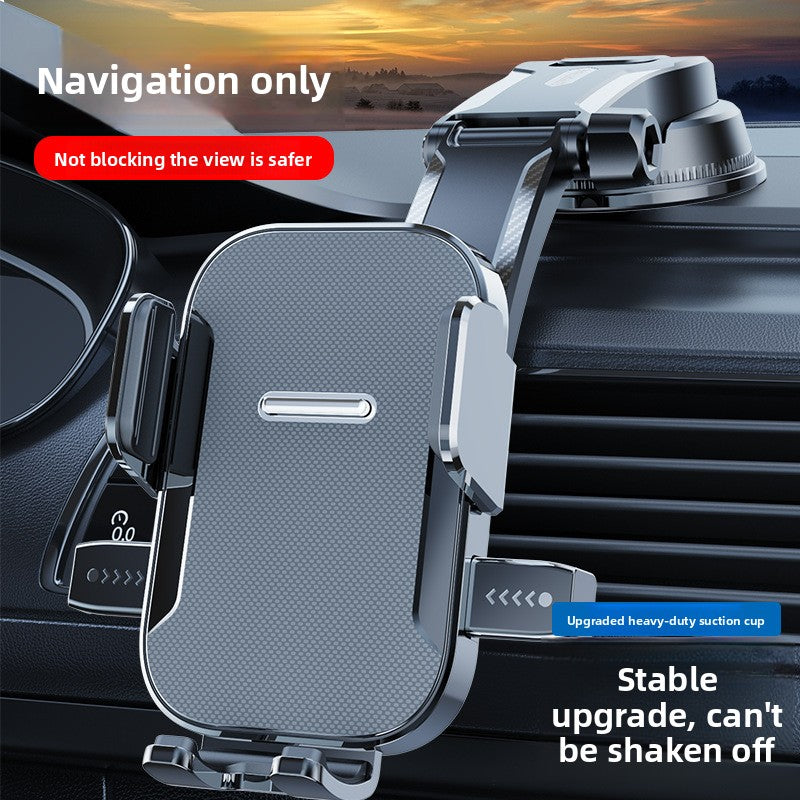 Adhesive suction cup car mobile phone stand
