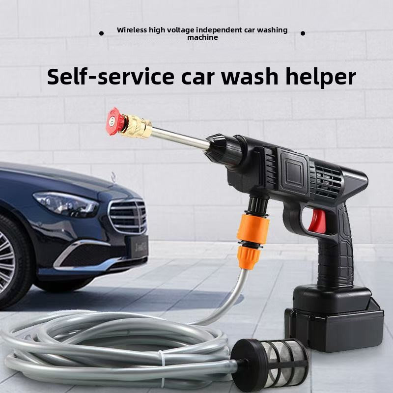 Wireless car washing machine high-pressure water gun