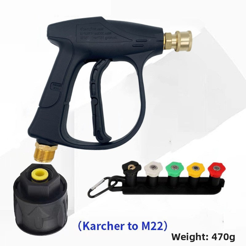 Car washing water gun for household use