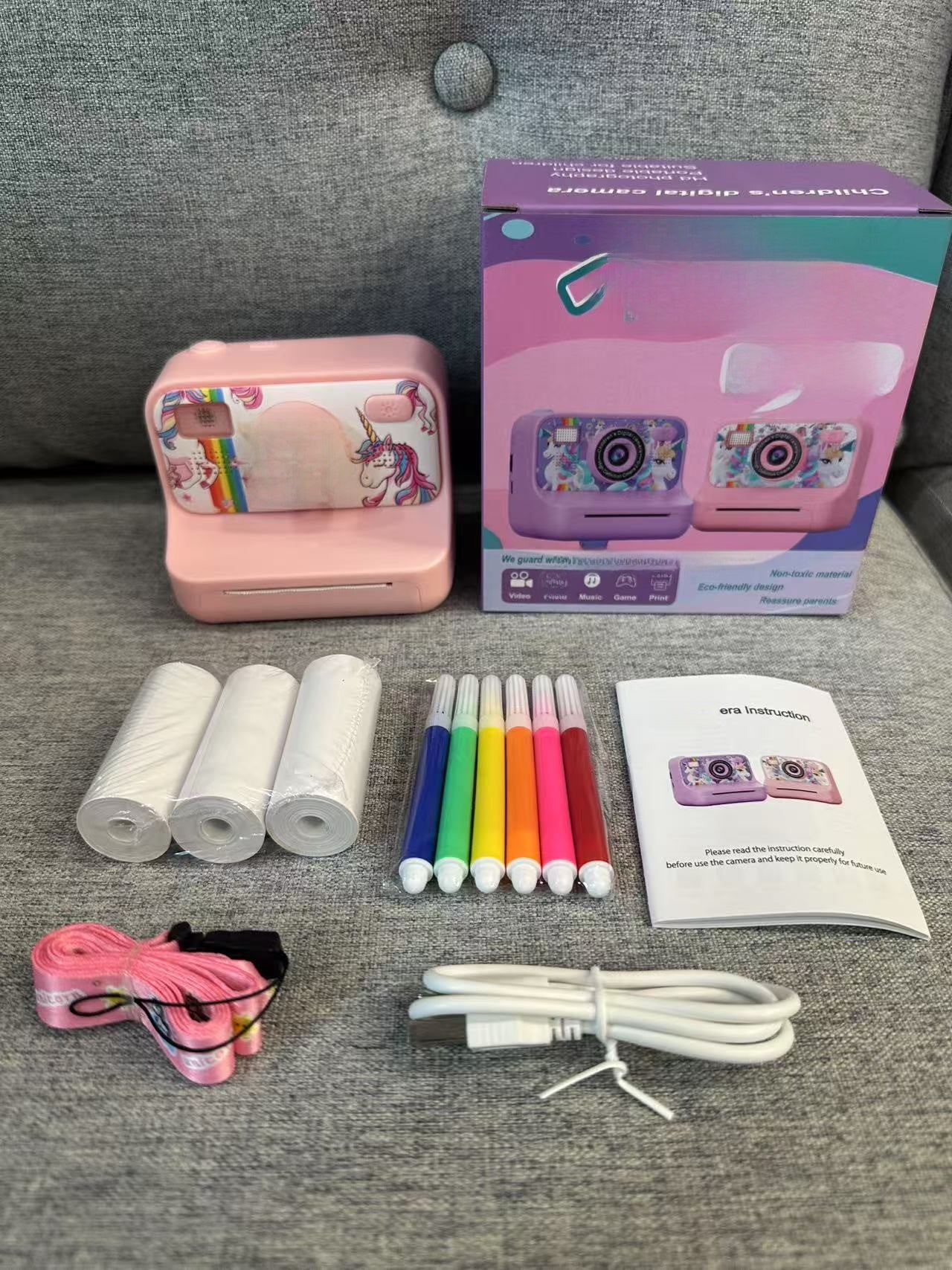 Mini Instant Print Camera for Kids