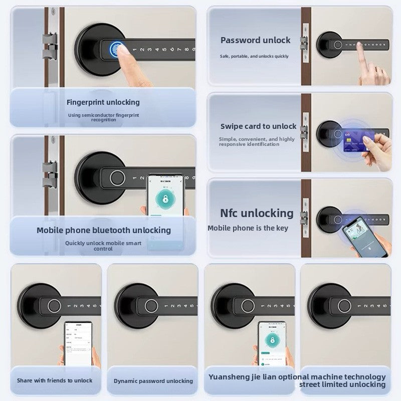 Fully Automatic Fingerprint Bluetooth Smart Door Lock