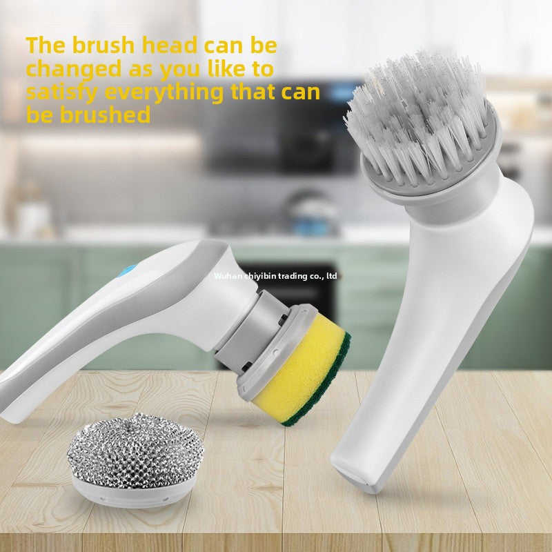 Rechargeable Electric Cleaning Brush for Dishes and Shoes