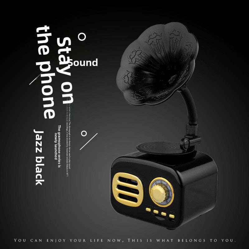 Creative gift vintage gramophone Bluetooth speaker
