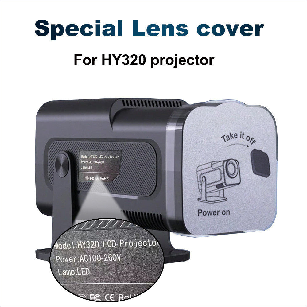 Projector lens cover