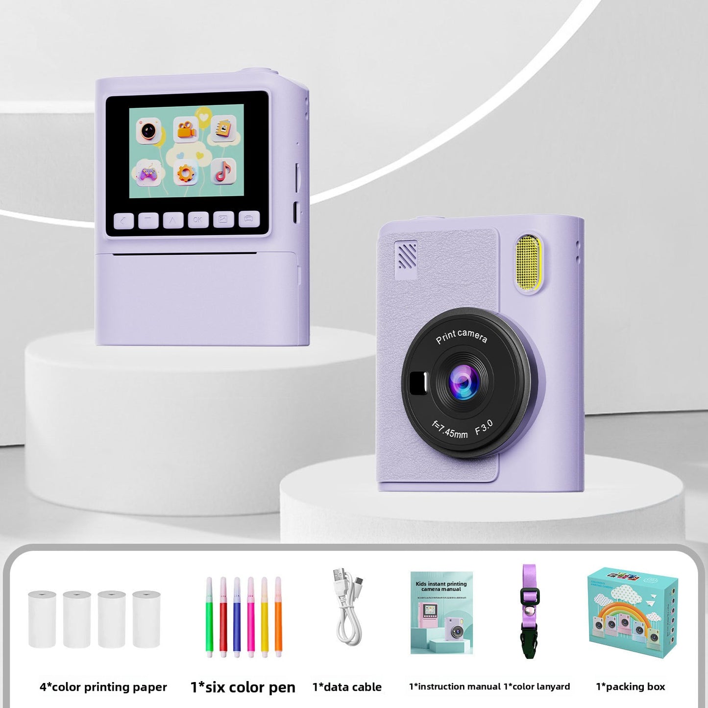 Mini Instant Print Camera for Kids
