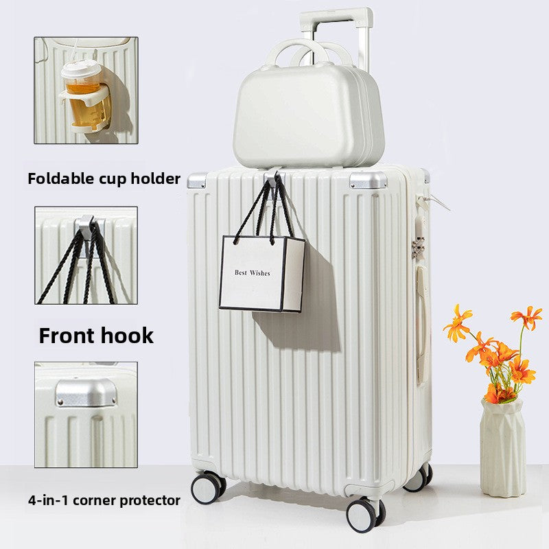 Multifunctional ABS+PC Travel Suitcase