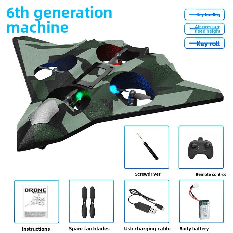 Remote Control Foam Aircraft with Stunt Functions