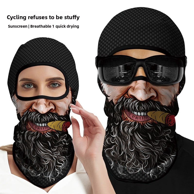 Sun protection cycling mask
