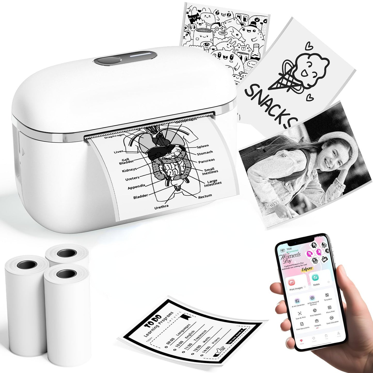 Mini Thermal Bluetooth Printer