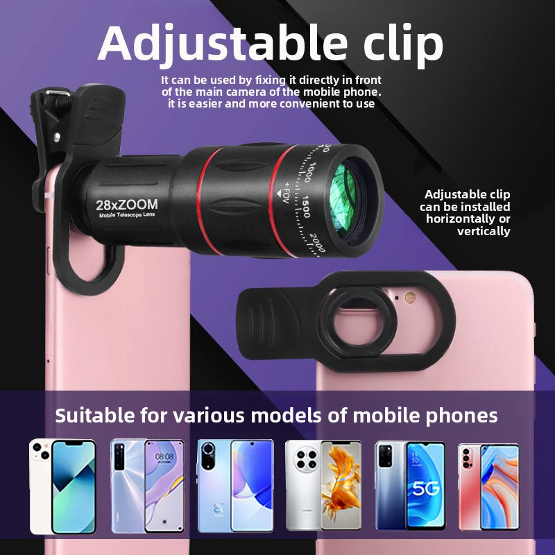 Mobile phone telephoto lens