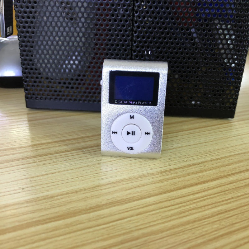 Clip-on Screen MP3 Player with TF Card Support