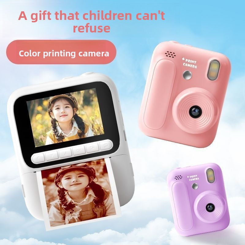 Color Polaroid instant printing camera