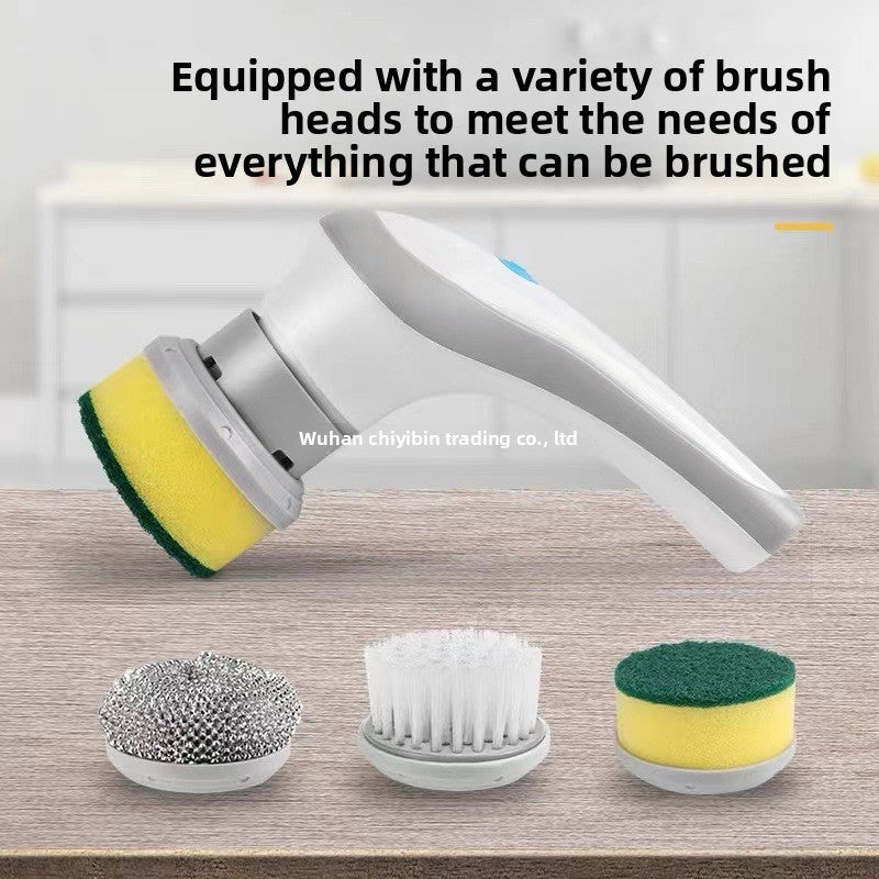 Rechargeable Electric Cleaning Brush for Dishes and Shoes