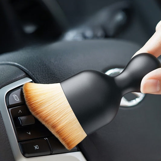 Car Interior Cleaning Brush with Soft Bristles