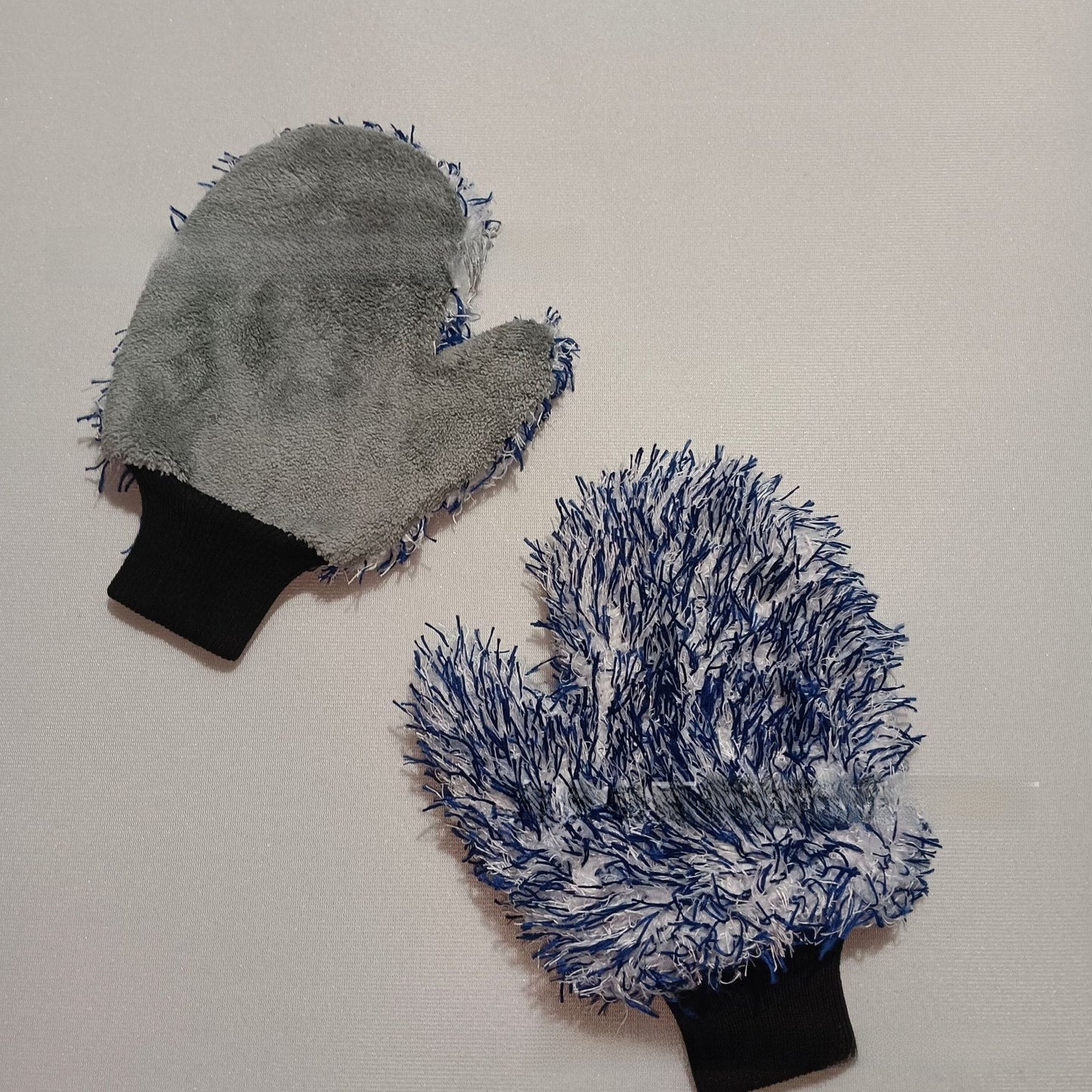 Microfiber Car Cleaning Gloves with Coral Fleece