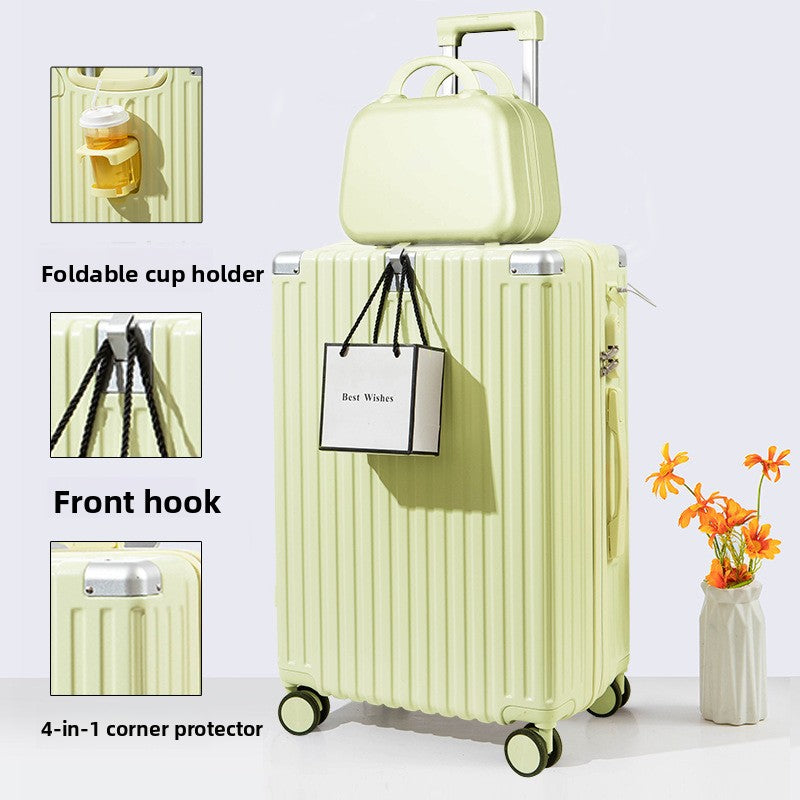 Multifunctional ABS+PC Travel Suitcase