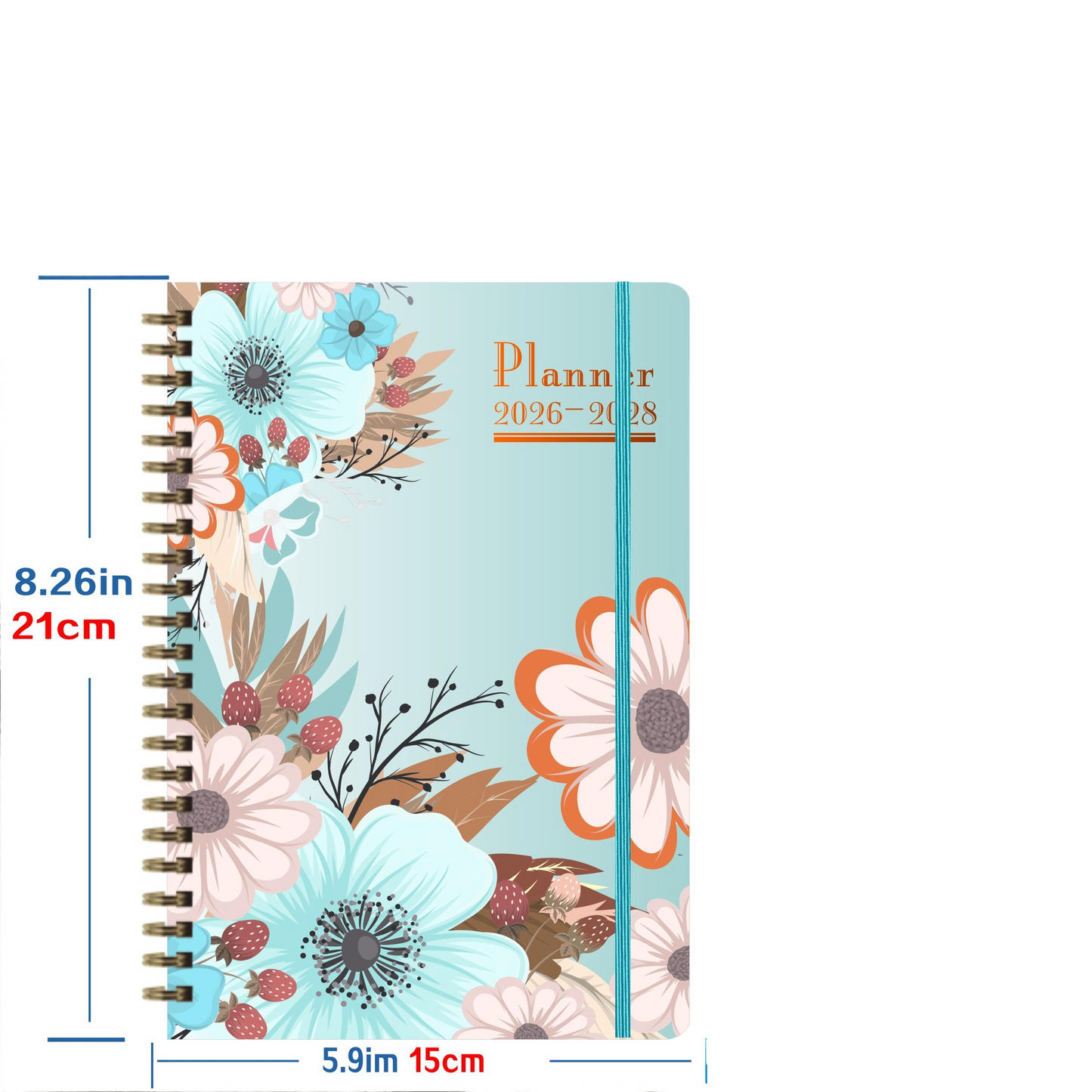 2026-2028 A5 Planner Notebook with Coil Binding