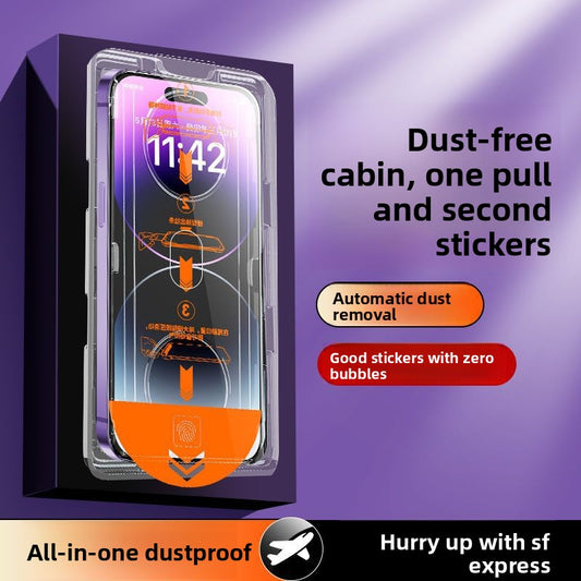 Dust-free tempered film