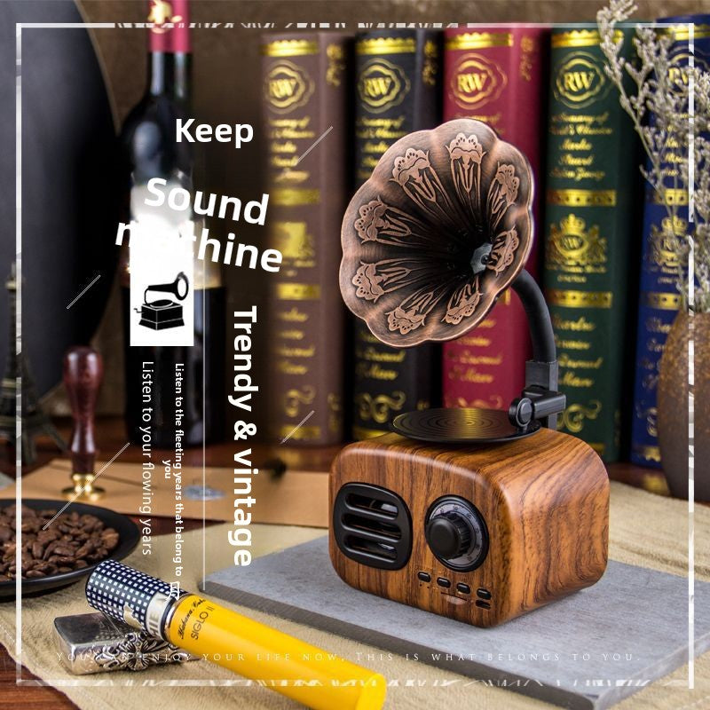 Creative gift vintage gramophone Bluetooth speaker