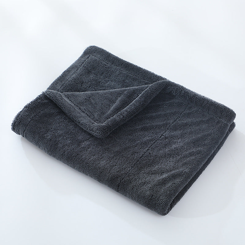 Car washing dual-color double-layer cleaning cloth