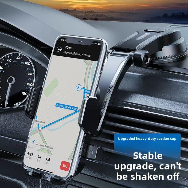 Adhesive suction cup car mobile phone stand