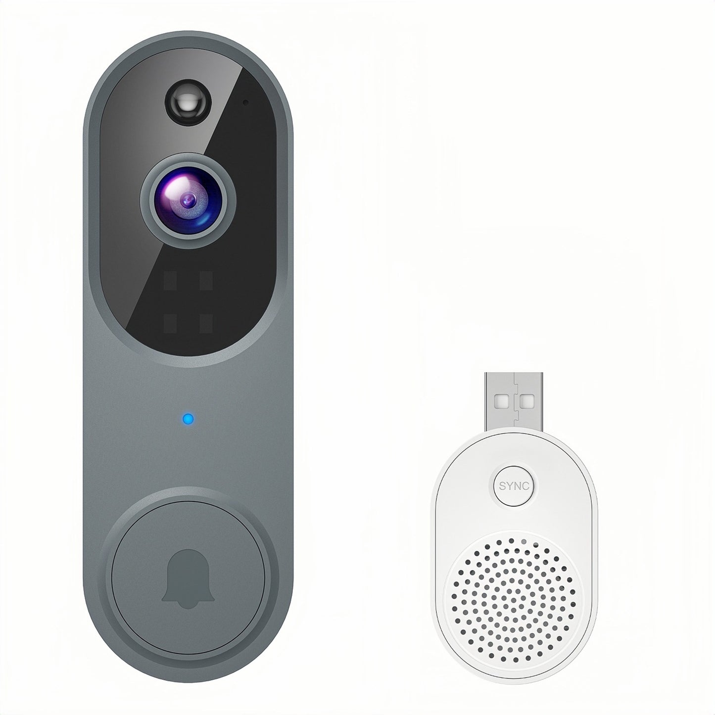 Smart Video Doorbell with Wireless Intercom