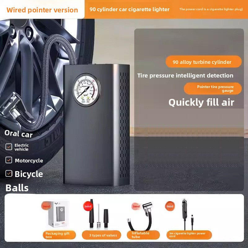 Portable wireless air pump for vehicles