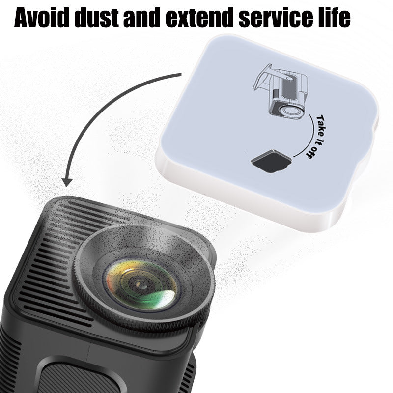 Projector lens cover