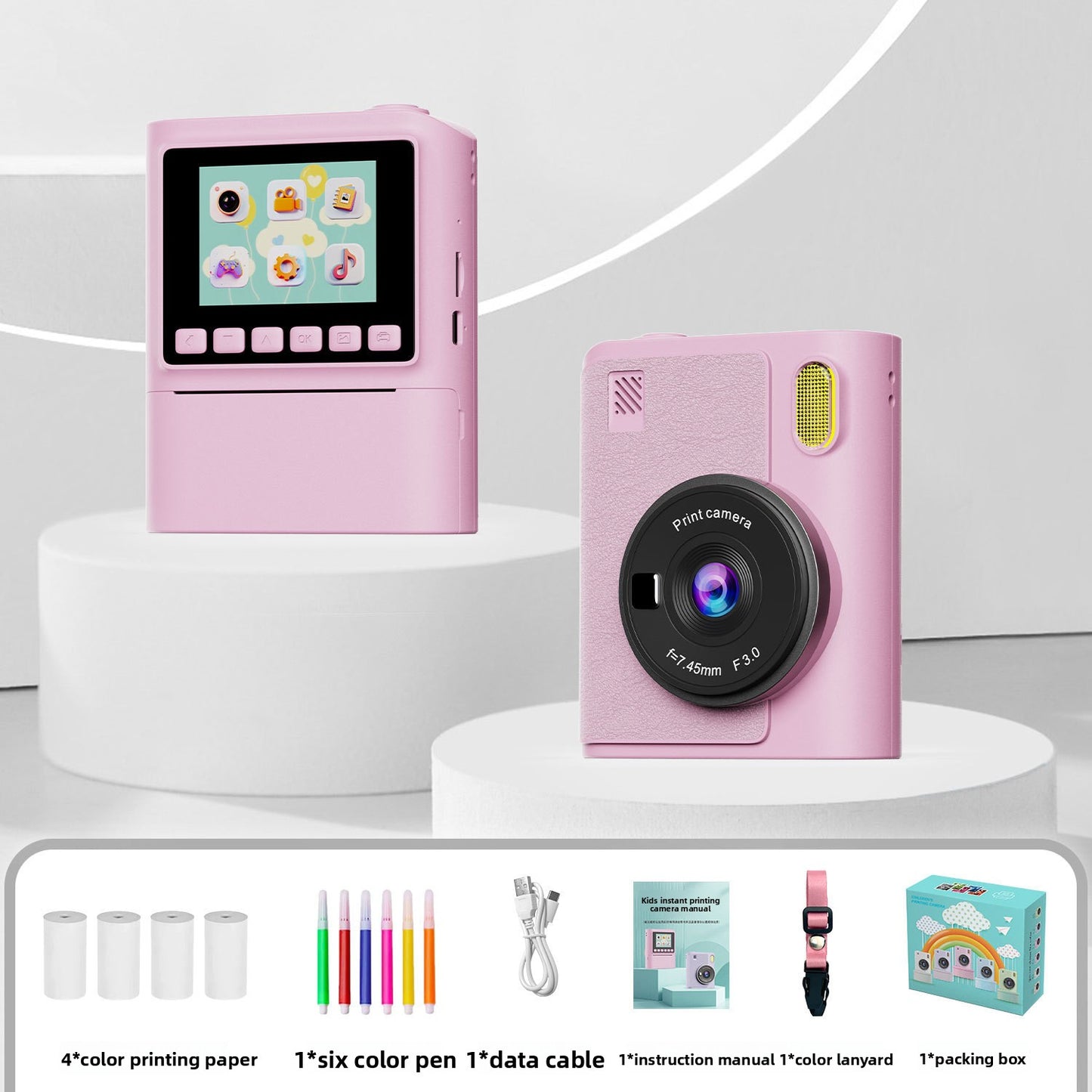 Mini Instant Print Camera for Kids