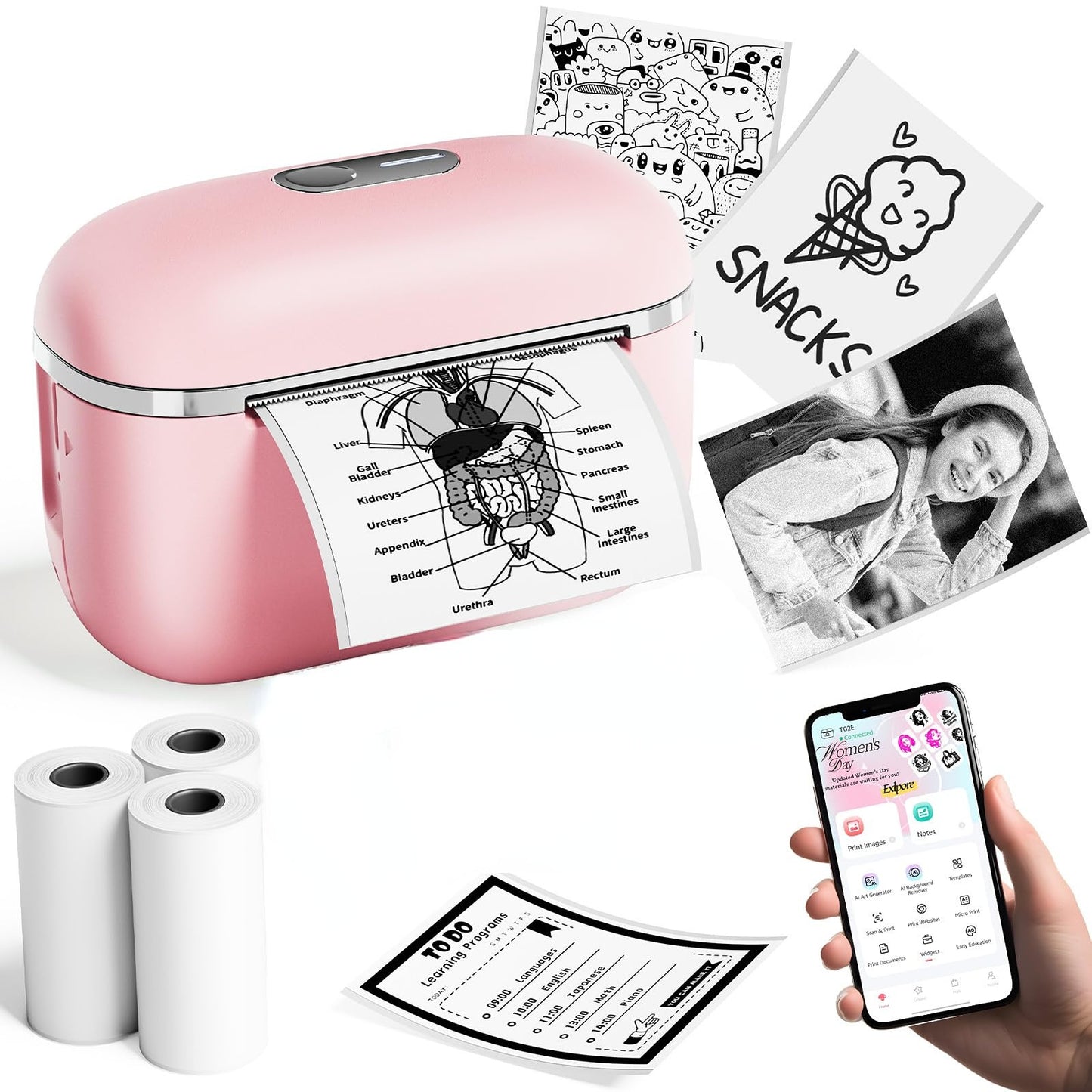 Mini Thermal Bluetooth Printer