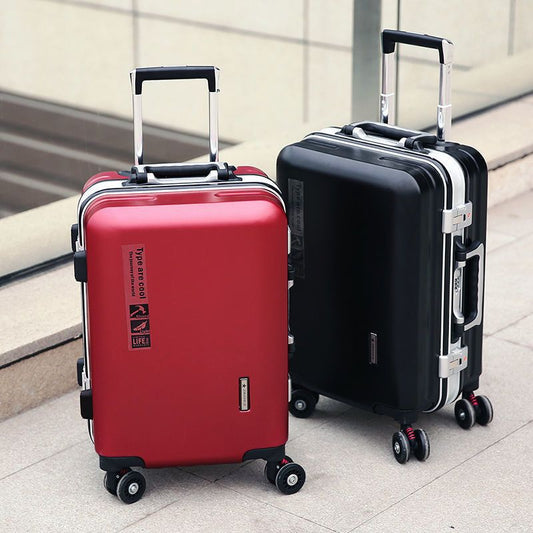 Aluminum Frame Trolley Suitcase with Universal Wheels