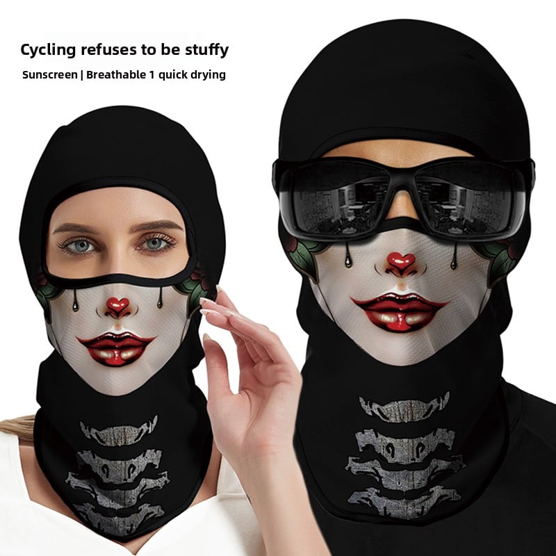 Sun protection cycling mask