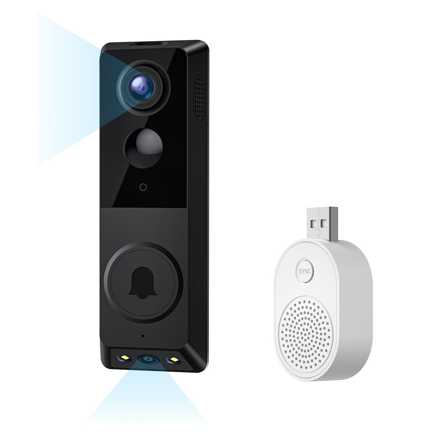 Smart Video Doorbell with Wireless Intercom