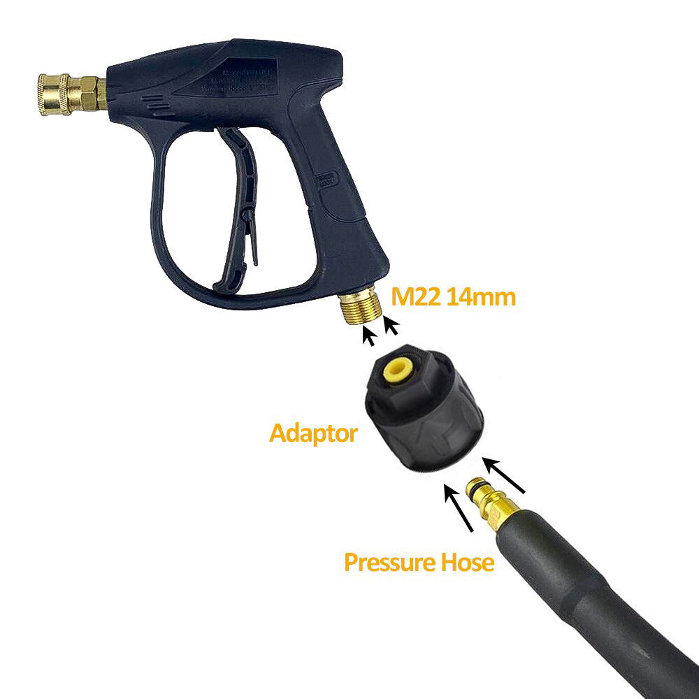 Car washing water gun for household use
