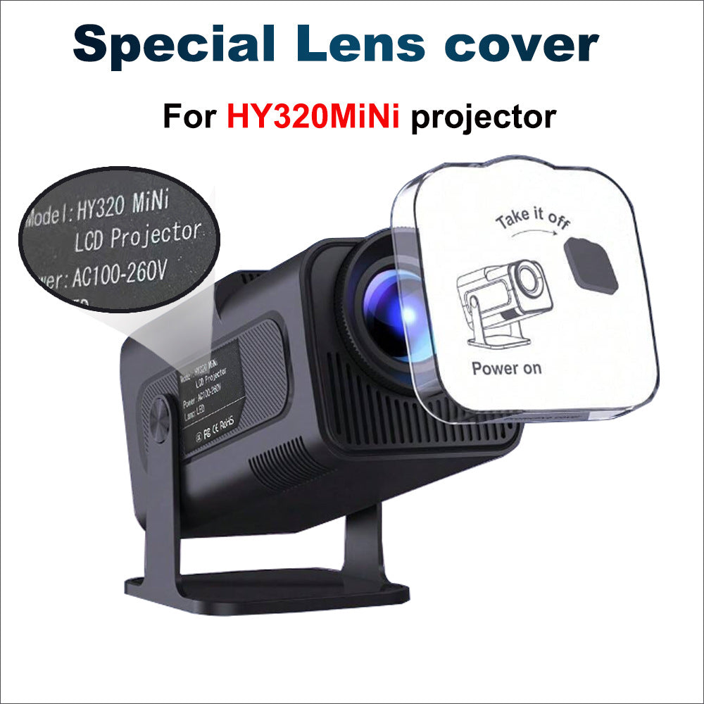 Projector lens cover