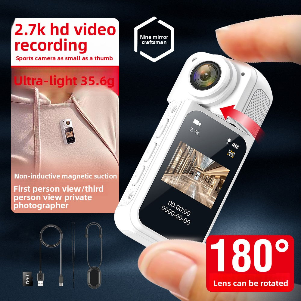 Magnetic thumb camera