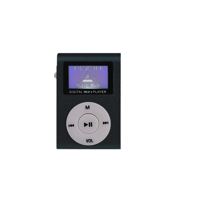 Clip-on Screen MP3 Player with TF Card Support
